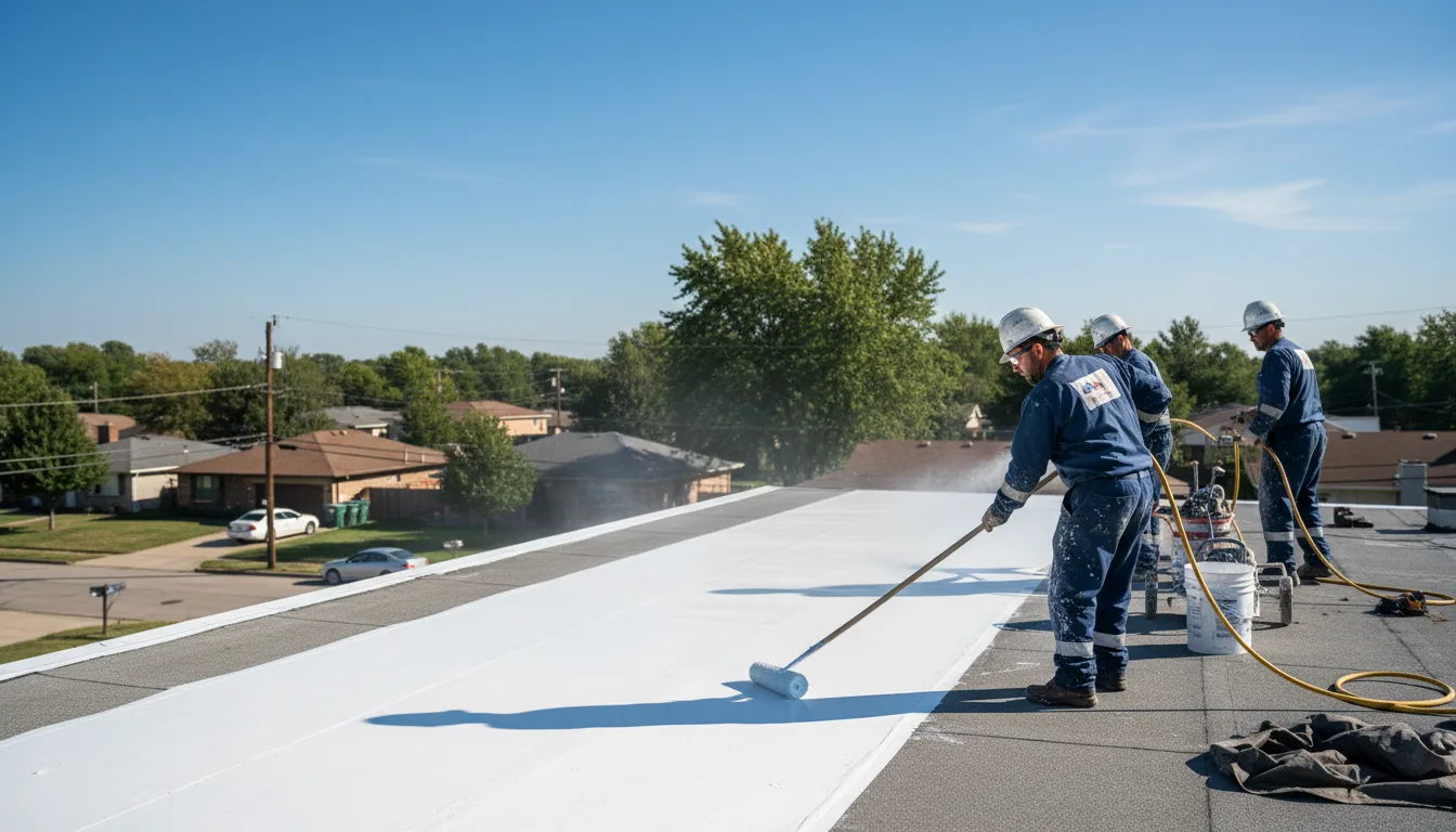 Commercial roof coating in Stratford, NJ near me
